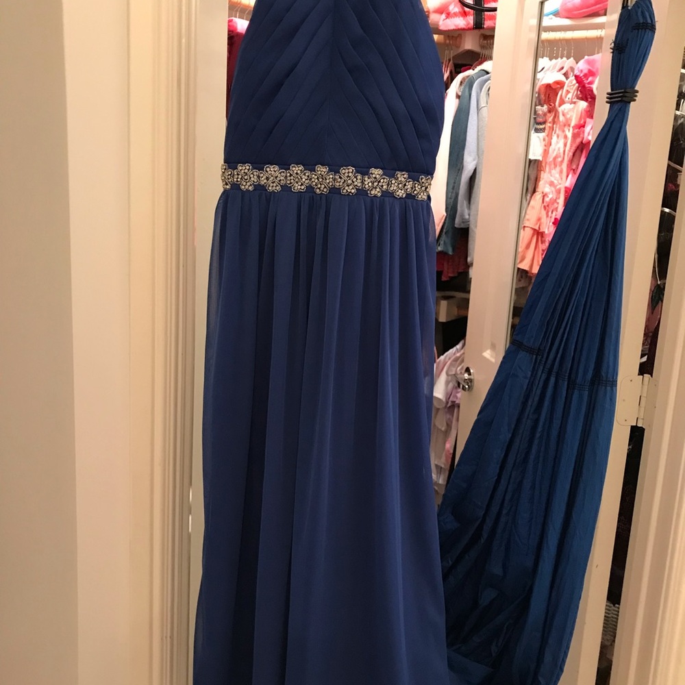 Formal blue dress